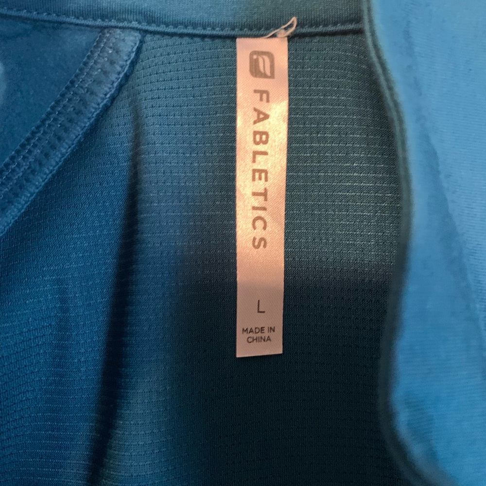 Fabletics Teal Jacket - Picture 3 of 4